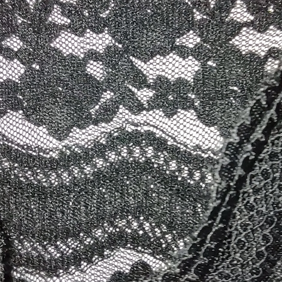 Beautiful Thick Lace Long Sleeve Blouse Fancy Boho Goth XL - Picture 13 of 17